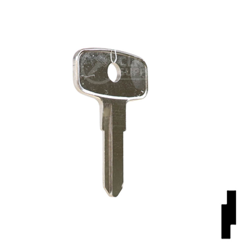 Uncut Key Blank | Yamaha, Kawasaki Motorcycle | X18 ( YH21 ) — CLK