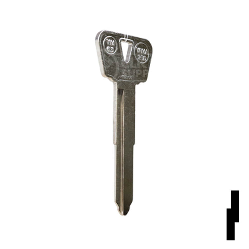 Uncut Key Blank | Yamaha Motorcycle | X248 (YM63) — CLK Supplies