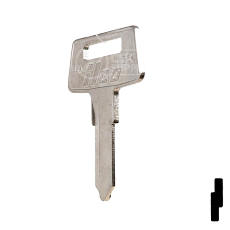 Uncut Key Blank | KAWASAKI ATV | X254 — CLK Supplies
