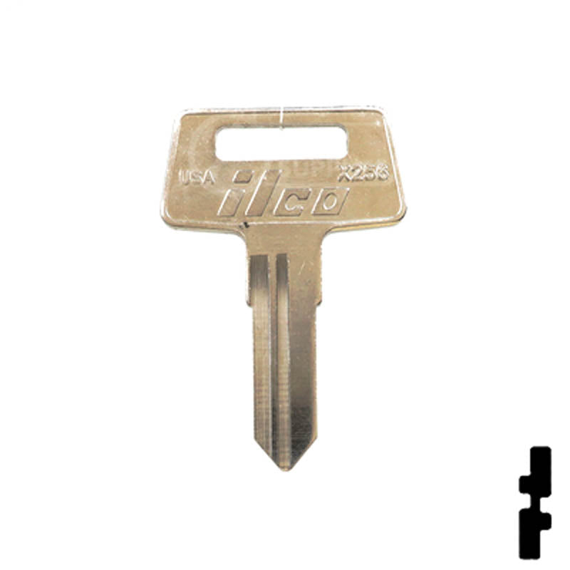 Uncut Key Blank | Kawasaki ATV | X256 — CLK Supplies