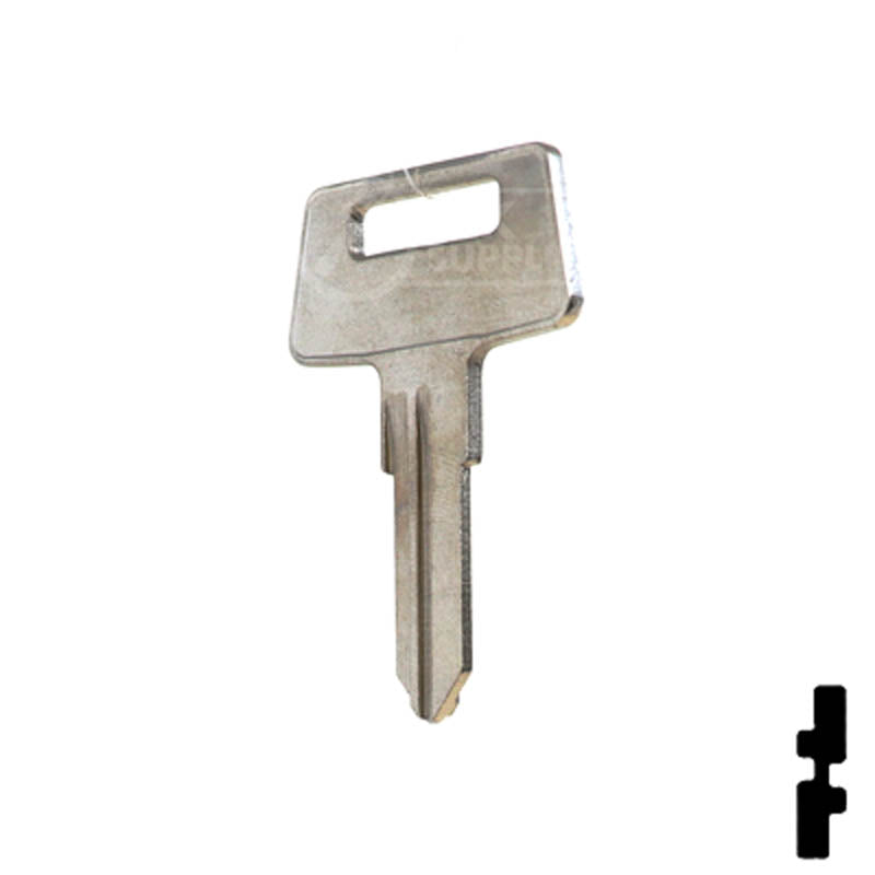 Uncut Key Blank | Kawasaki ATV | X256 — CLK Supplies