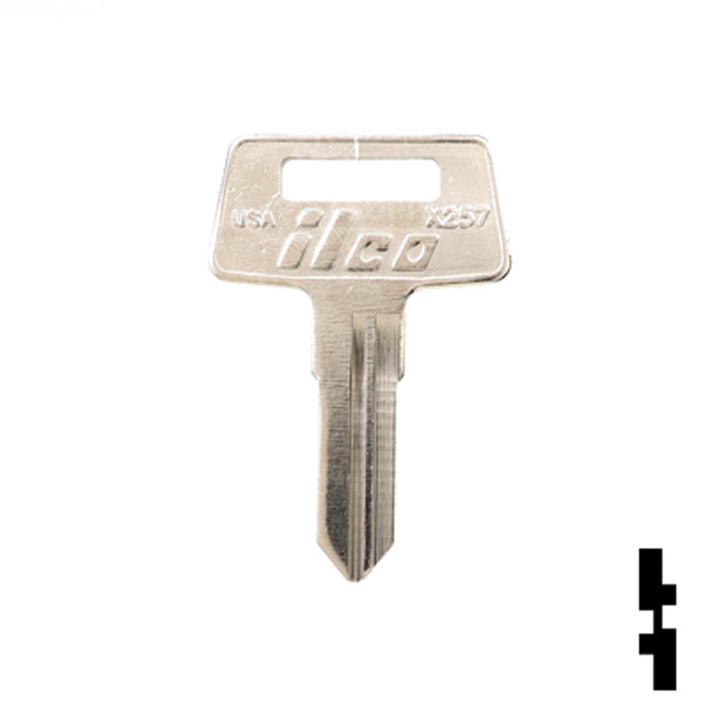 Uncut Key Blank | Kawasaki ATV | X257