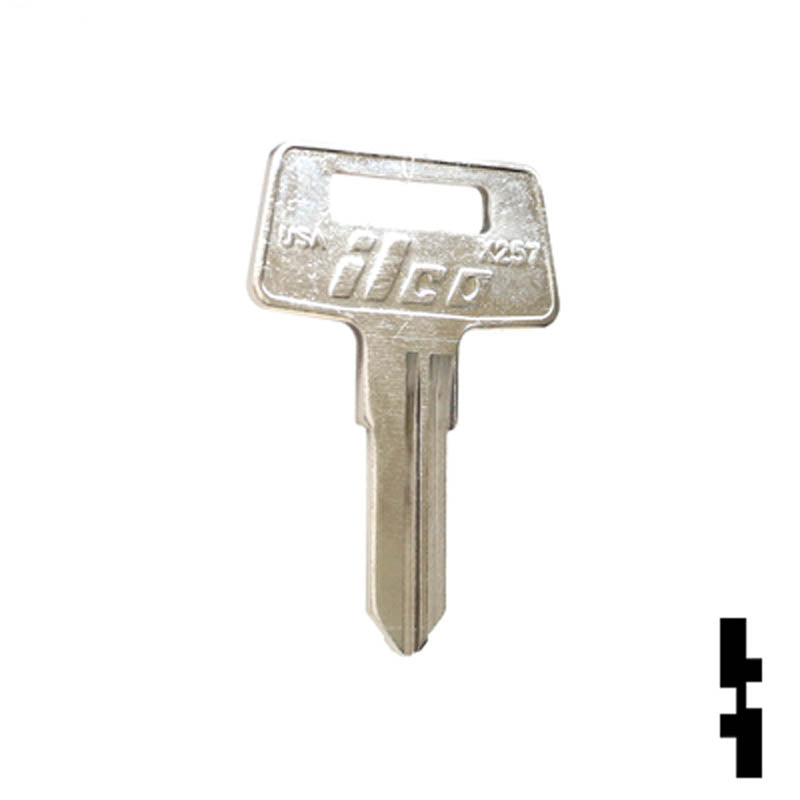 Uncut Key Blank | Kawasaki ATV | X257 — CLK Supplies