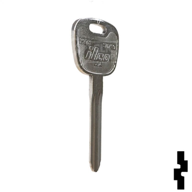 Uncut Key Blank | Suzuki Motorcycle | X273 ( SUZ19 ) — CLK Supplies