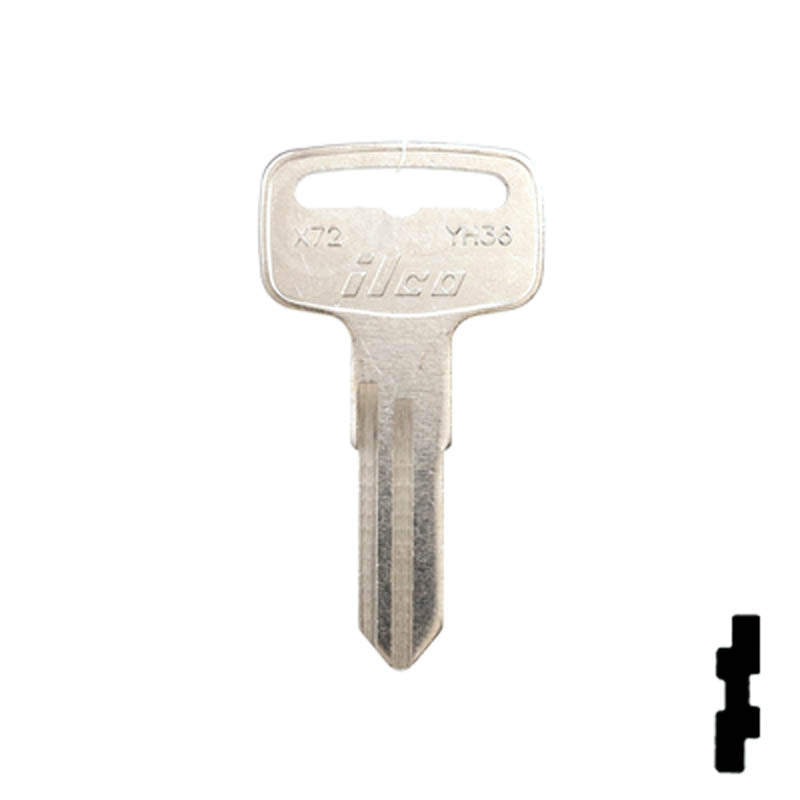 Keytanページ Uncut Key Blank | Yamaha | X72 ( YH36 ) — CLK Supplies