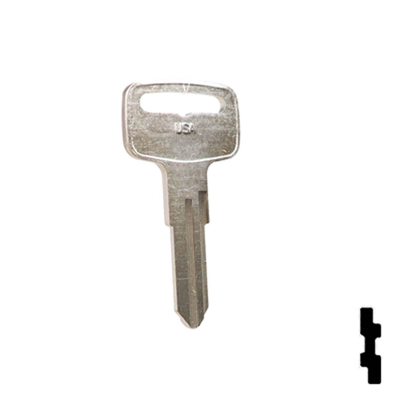 Uncut Key Blank | Yamaha Motorcycle | X73 ( YH35 ) — CLK Supplies