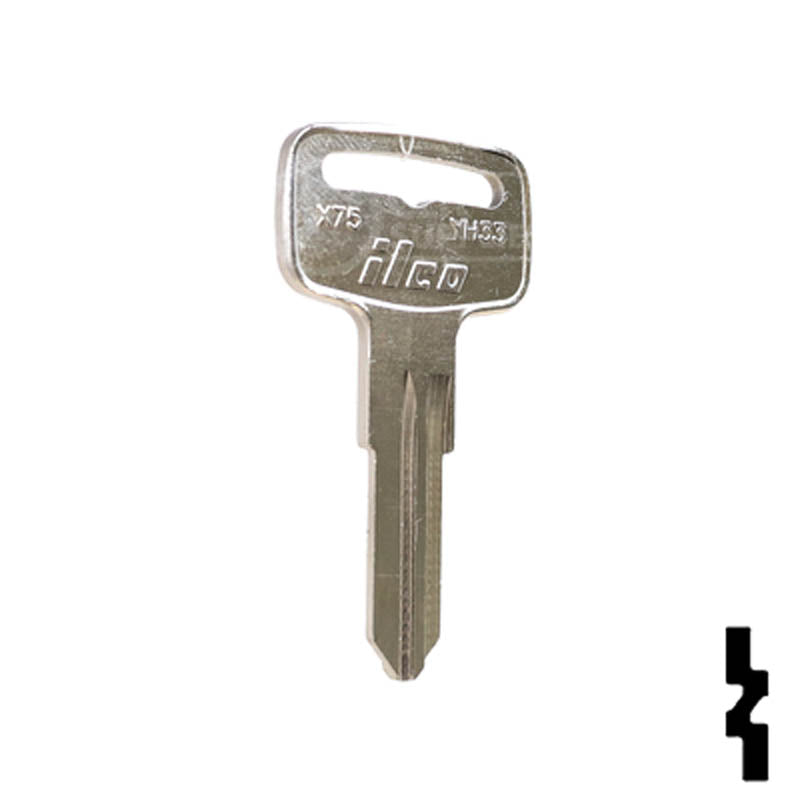 Uncut Key Blank | Yamaha | X75 ( YH33 ) — CLK Supplies