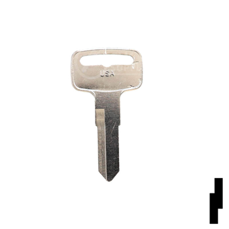 蝦夷鹿角 Y字部 200-270mm Uncut Key Blank | Yamaha, Polaris | X77 (YH38) — CLK Supplies