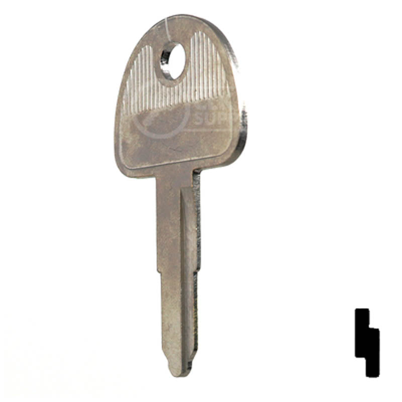 Uncut Key Blank | Suzuki Motorcycle | X87 ( SUZ11 ) — CLK Supplies