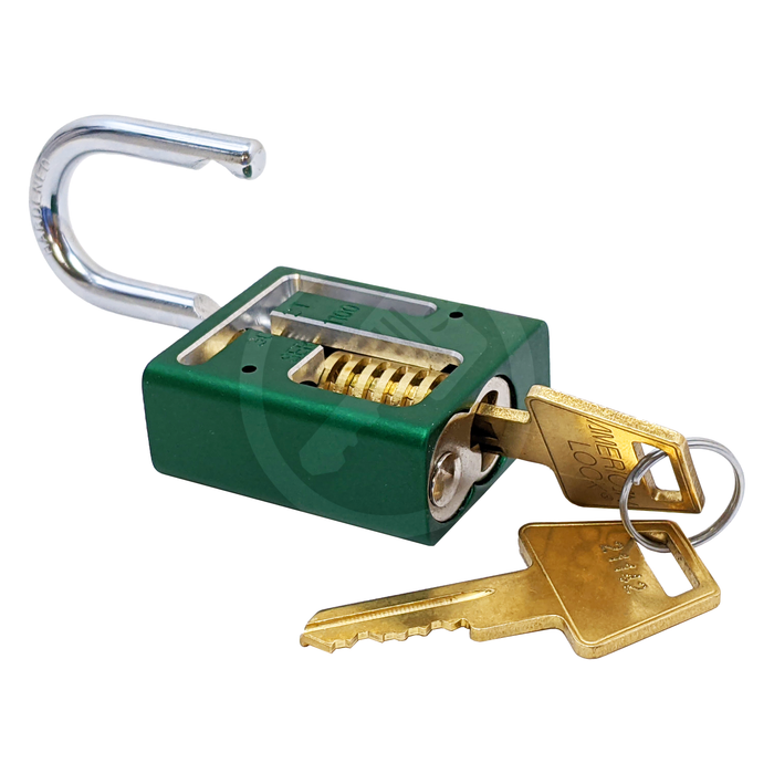 American 1100 Cutaway Padlock | Lockpicking Practice with Security Pin