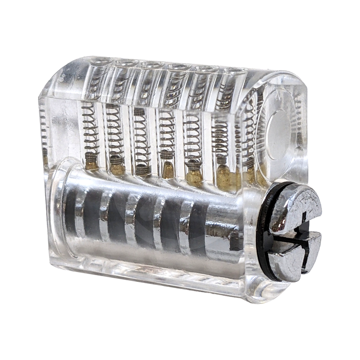 Clear Practice Lock with Standard Pins Practice Lock BAY-CO