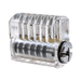 Clear Practice Lock with Standard Pins Practice Lock BAY-CO