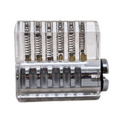 Clear Practice Lock with Standard Pins Practice Lock BAY-CO