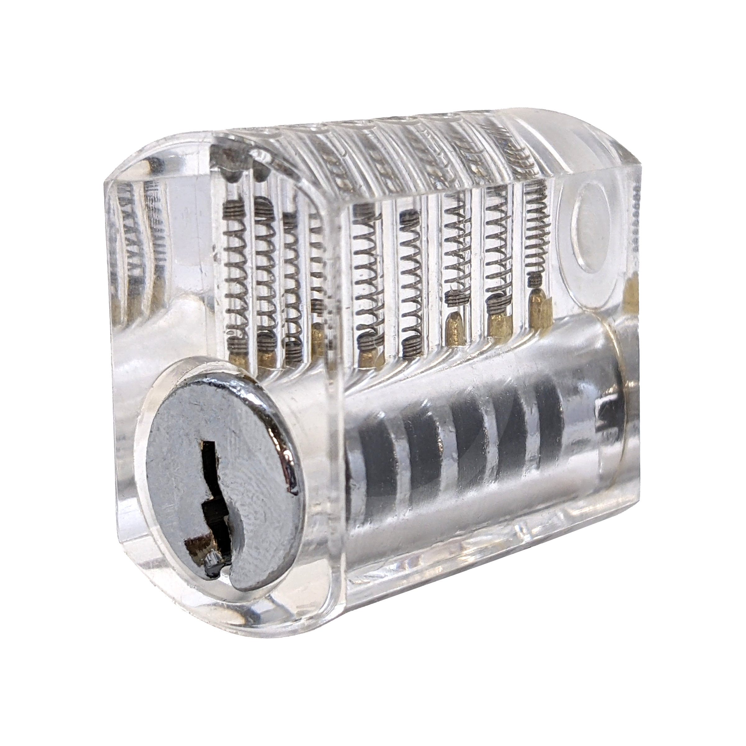 Clear Practice Lock with Standard Pins — CLK Supplies