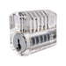 Clear Practice Lock with Standard Pins Practice Lock BAY-CO