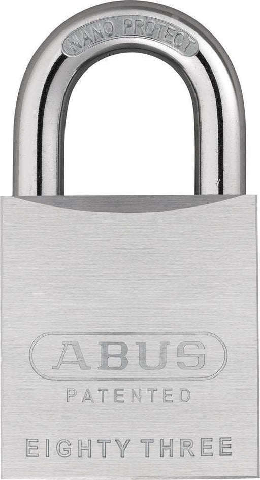 Abus 83/50 Rekeyable Padlock | Schlage C-L -Chrome Plated Brass Padlock Rekeyable Padlock Abus Lock Co.