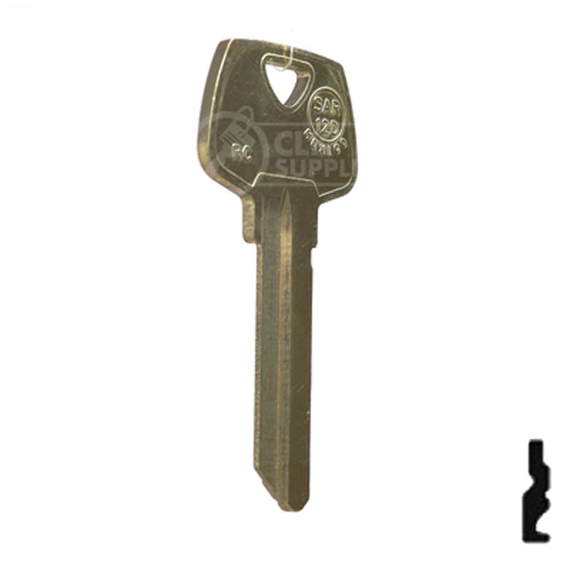 Uncut Key Blank | Sargent | 01007RC — CLK Supplies