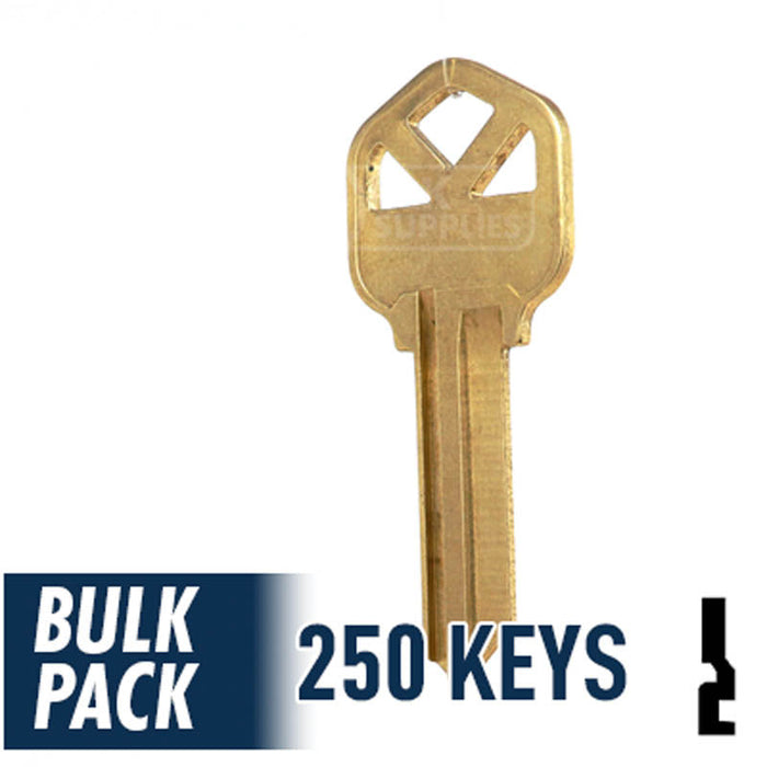 250 Pack KW1 Residential-Commercial Key JMA USA