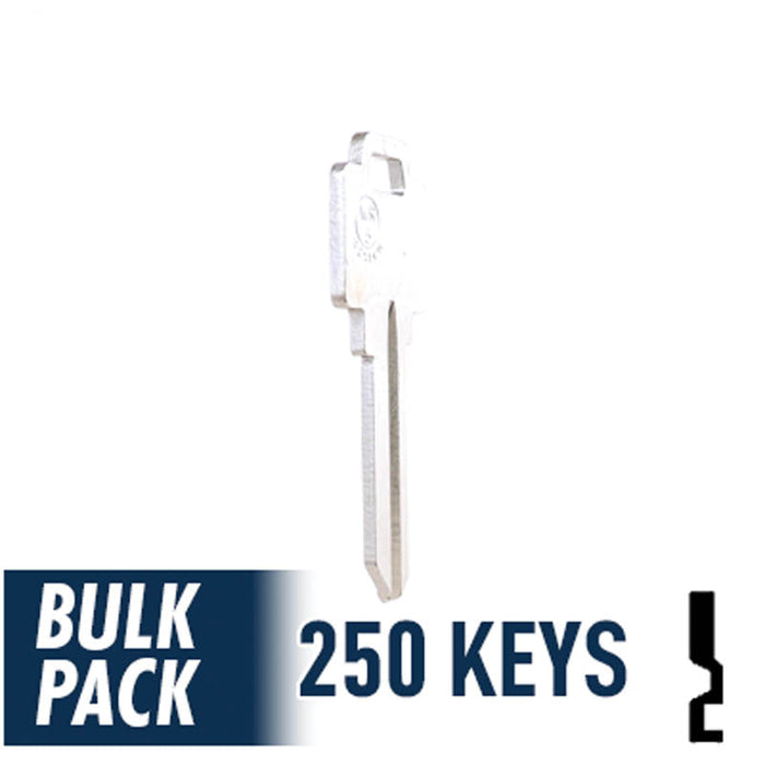250 Pack WR5 ( Nickel Plated ) Residential-Commercial Key JMA USA