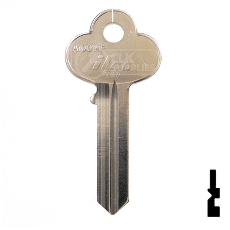 Uncut Key Blank | Corbin Russwin | A1001HP — CLK Supplies