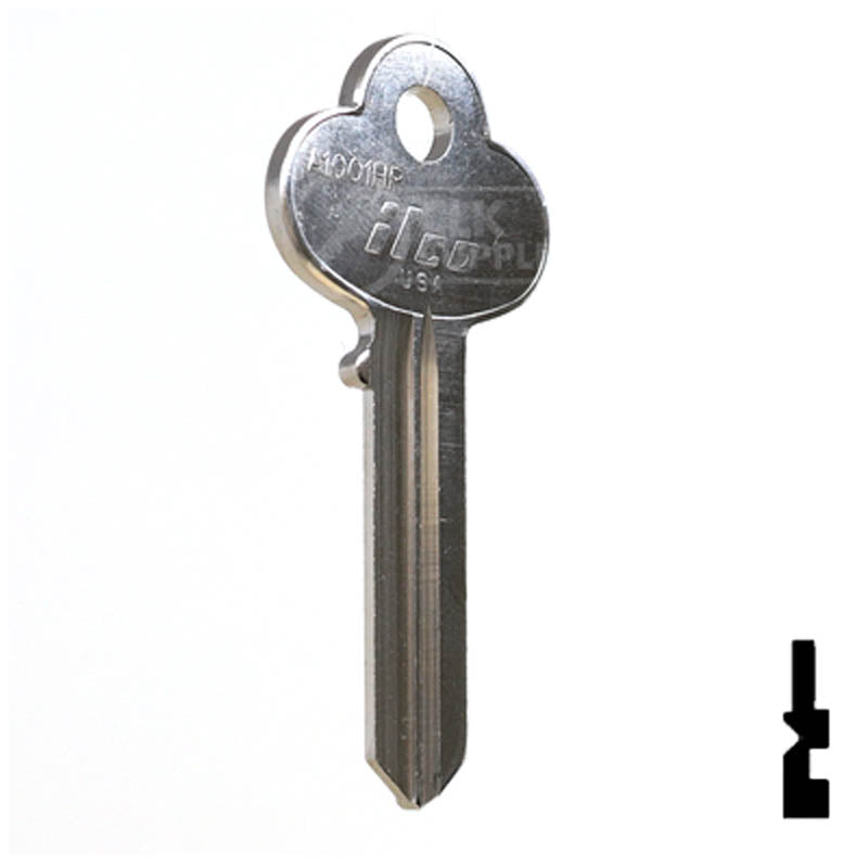 Uncut Key Blank | Corbin Russwin | A1001HP — CLK Supplies