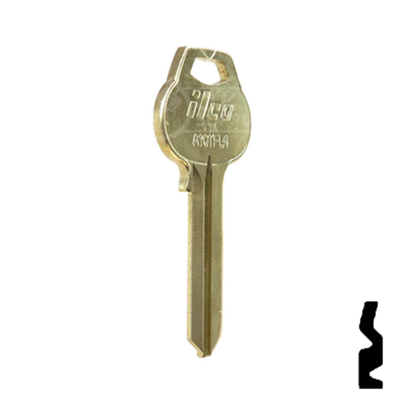 Uncut Key Blank | Corbin Russwin | A1011L4, RU101 — CLK Supplies