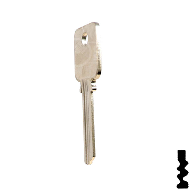 Uncut Key Blank | Medeco Biaxial G3 | A1638 — CLK Supplies