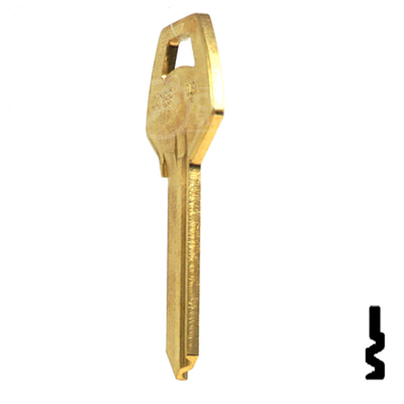 【key-bee 】WorksAlex Elmsley1&2 Uncut Key Blank | Corbin Russwin | CO88, A1001EH — CLK Supplies