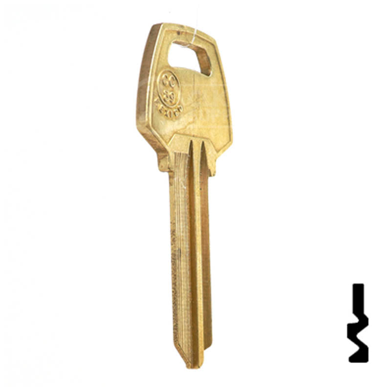 Uncut Key Blank | Corbin Russwin | CO89, A1001ABM — CLK Supplies