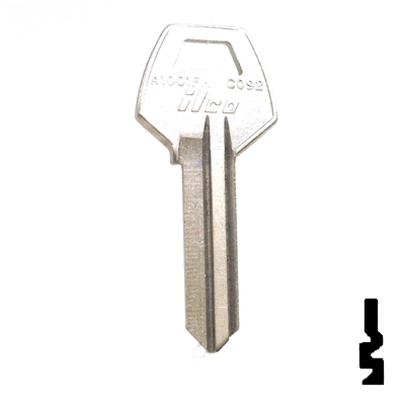 Uncut Key Blank | Corbin Russwin | CO92, A1001FH — CLK Supplies