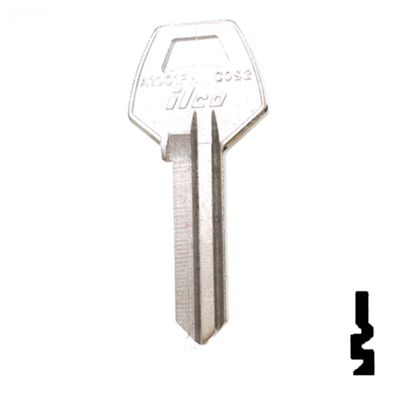 Uncut Key Blank | Corbin Russwin | CO92, A1001FH — CLK Supplies