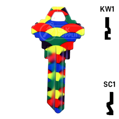 Happy Keys- Balloons Key (Choose Keyway)