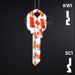 Happy Keys- Canadian Flag Key (Choose Keyway) Residential-Commercial Key Howard Keys