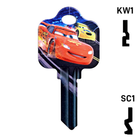 Happy Keys- Cars Key (Choose Keyway)