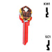 Happy Keys- Chocolate Bar Key (Choose Keyway) Residential-Commercial Key Howard Keys