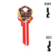 Happy Keys- Chocolate Bar Key (Choose Keyway) Residential-Commercial Key Howard Keys