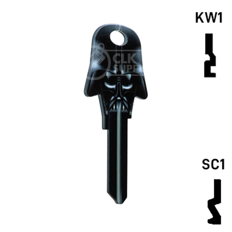 Happy Keys- Darth Vader Key (Choose Keyway) — CLK Supplies