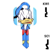 Happy Keys- Donald Duck Key (Choose Keyway) Residential-Commercial Key Howard Keys