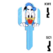Happy Keys- Donald Duck Key (Choose Keyway) Residential-Commercial Key Howard Keys