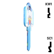Happy Keys- Donald Duck Key (Choose Keyway) Residential-Commercial Key Howard Keys