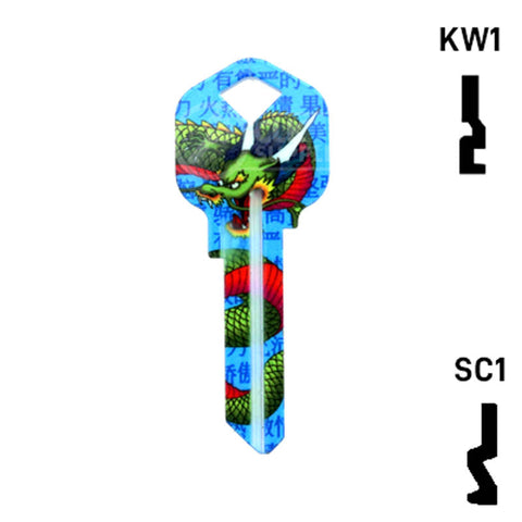 Happy Keys- Dragon Key (Choose Keyway)