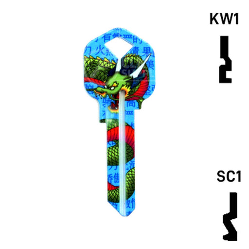 Happy Keys- Dragon Key (Choose Keyway) Residential-Commercial Key Howard Keys