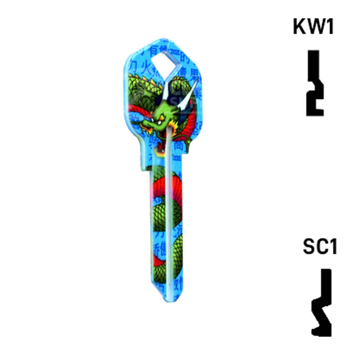 Happy Keys- Dragon Key (Choose Keyway) Residential-Commercial Key Howard Keys