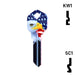 Happy Keys- Eagle Liberty Key (Choose Keyway) Residential-Commercial Key Howard Keys