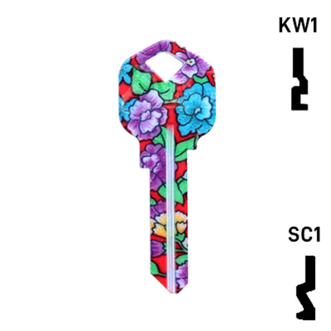 Happy Keys- Garden Key (Choose Keyway)