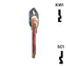 Happy Keys- Golden Retriever Key (Choose Keyway) Residential-Commercial Key Howard Keys