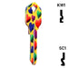 Happy Keys- Hearts Key (Choose Keyway) Residential-Commercial Key Howard Keys