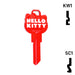 HAPPY KEYS- HELLO KITTY KEY Residential-Commercial Key Howard Keys