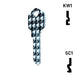 Happy Keys- Houndstooth Key (Choose Keyway) Residential-Commercial Key Howard Keys