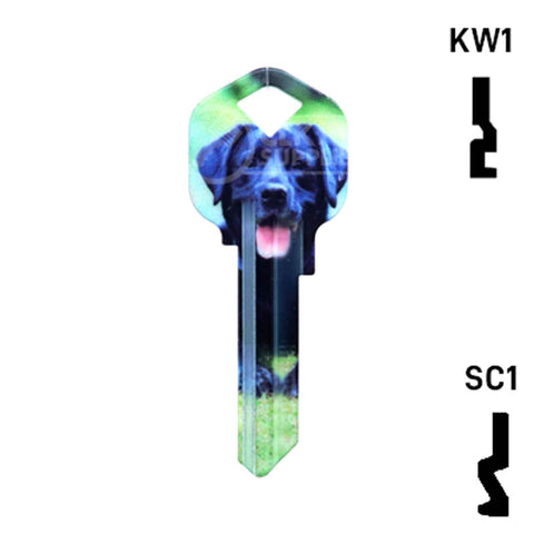 Happy Keys- Labrador Retriever Key (Choose Keyway)